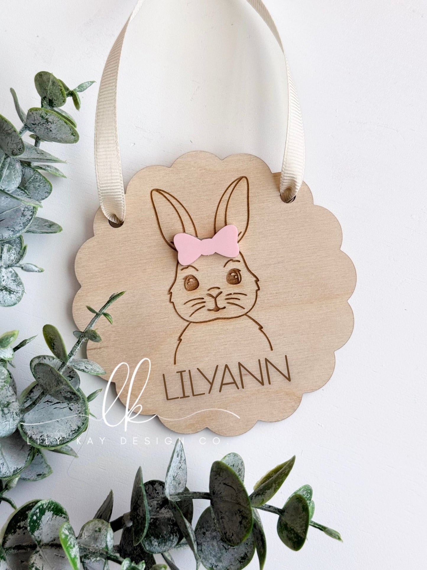 Personalized Bunny Basket Tags