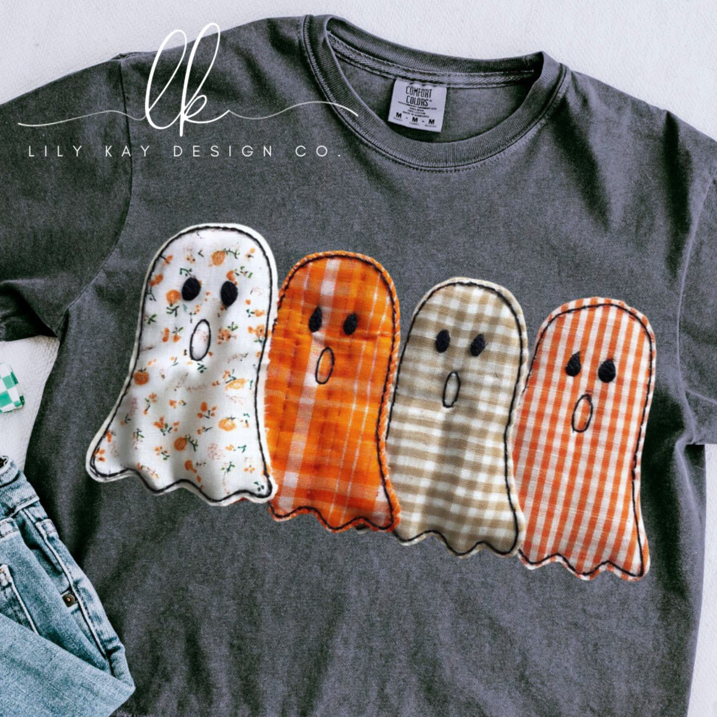 Faux Stitched Ghosties