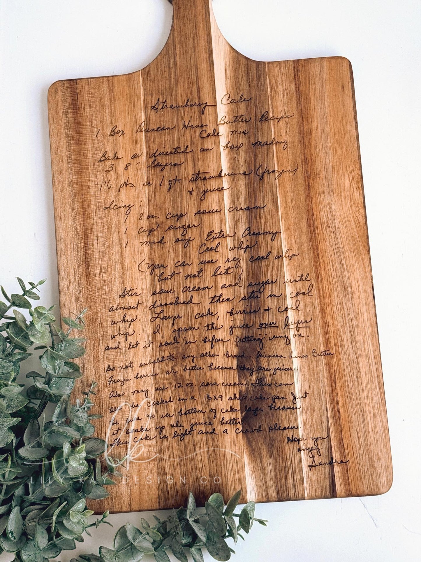 Custom Recipe Board