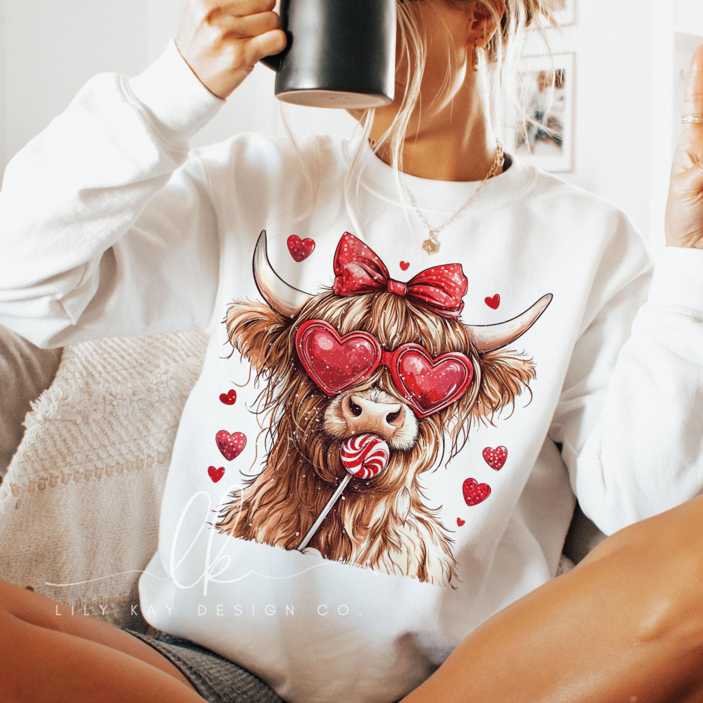 Highland Cow Valentine