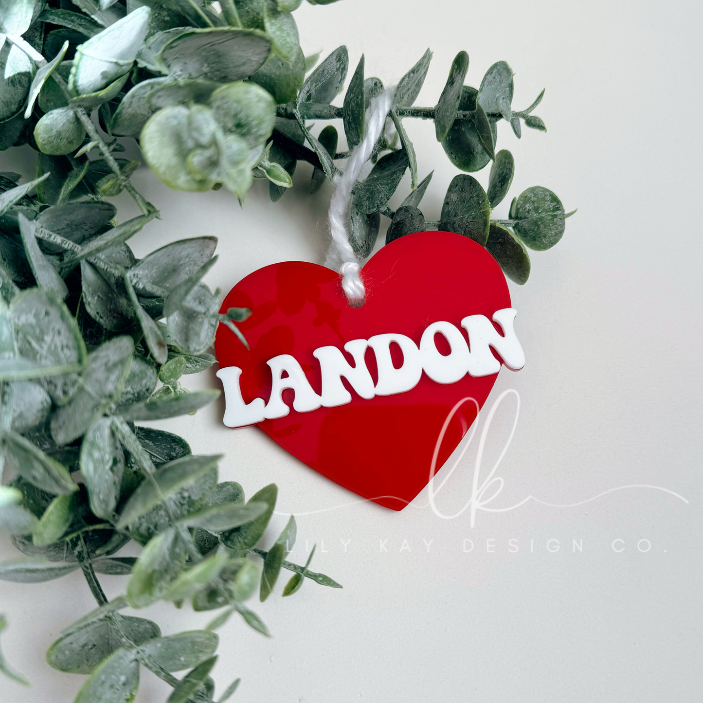 Personalized Valentine Tags