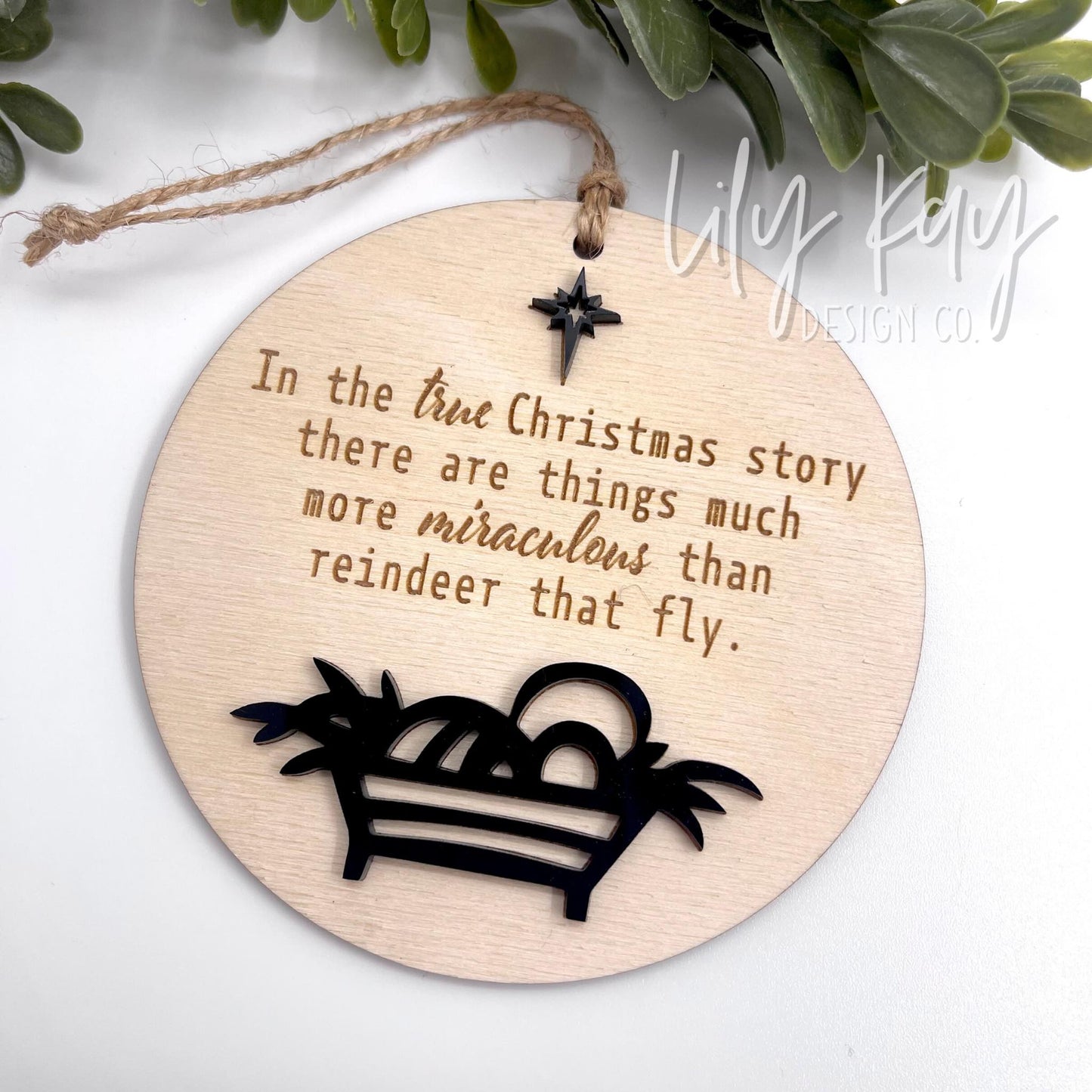 True Christmas Story Ornament