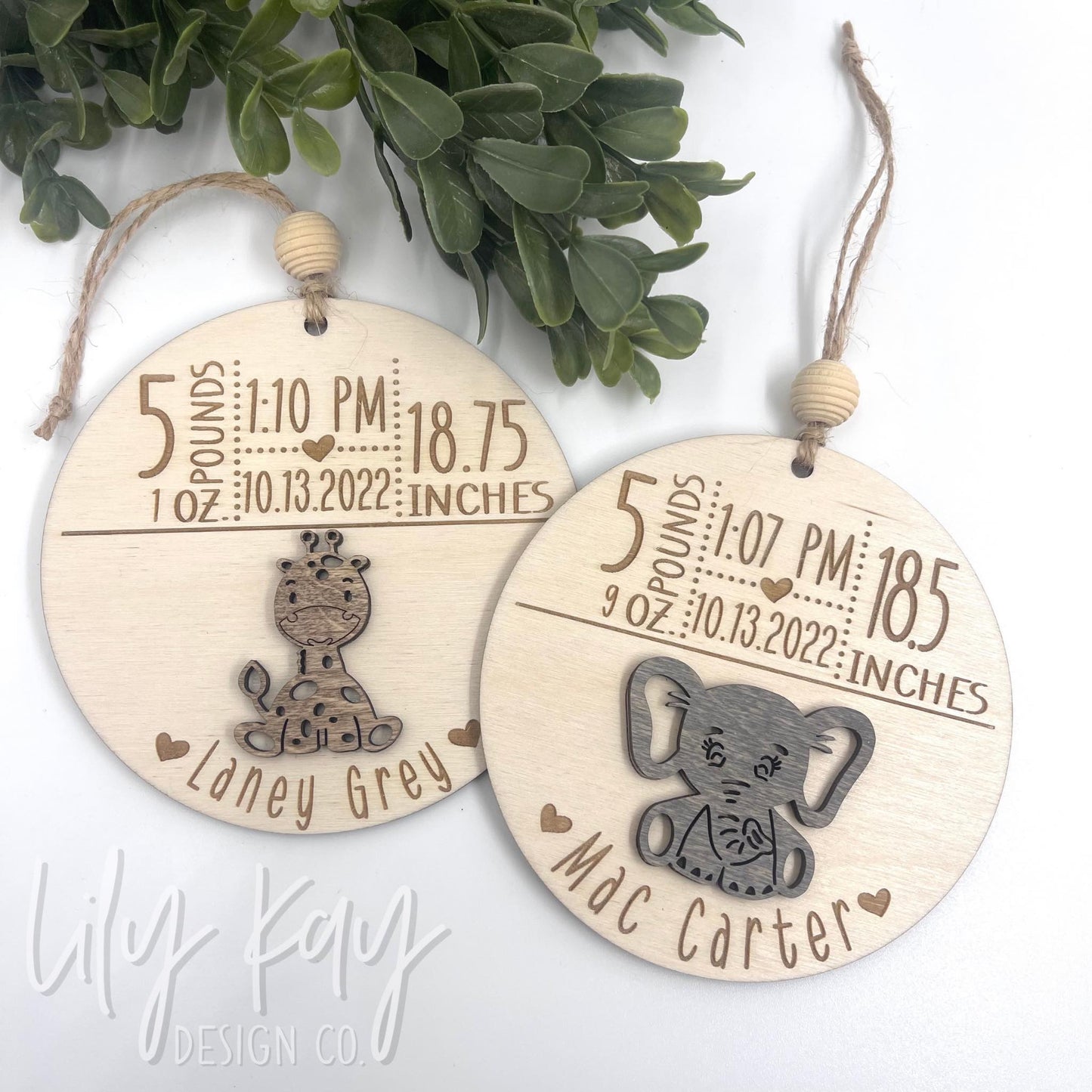 Personalized Baby Ornament