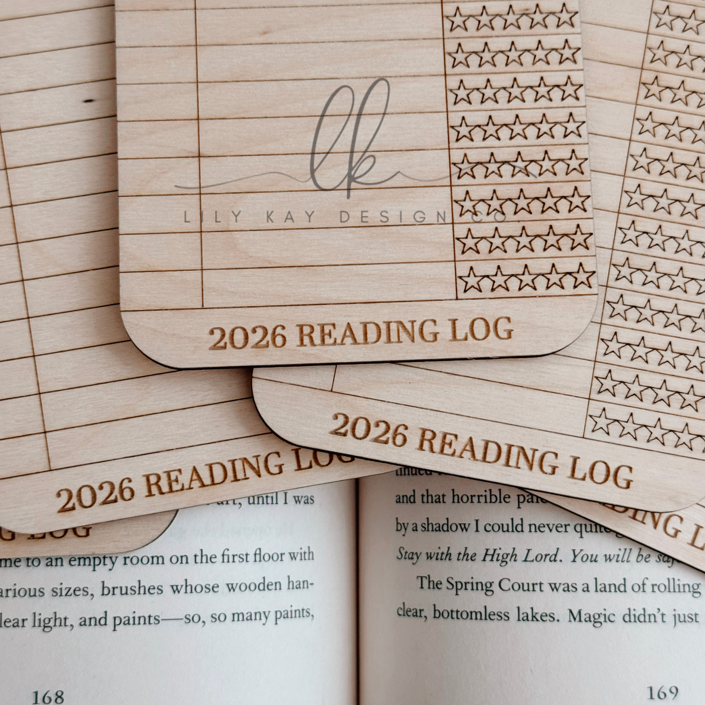2026 Book Log Bookmark
