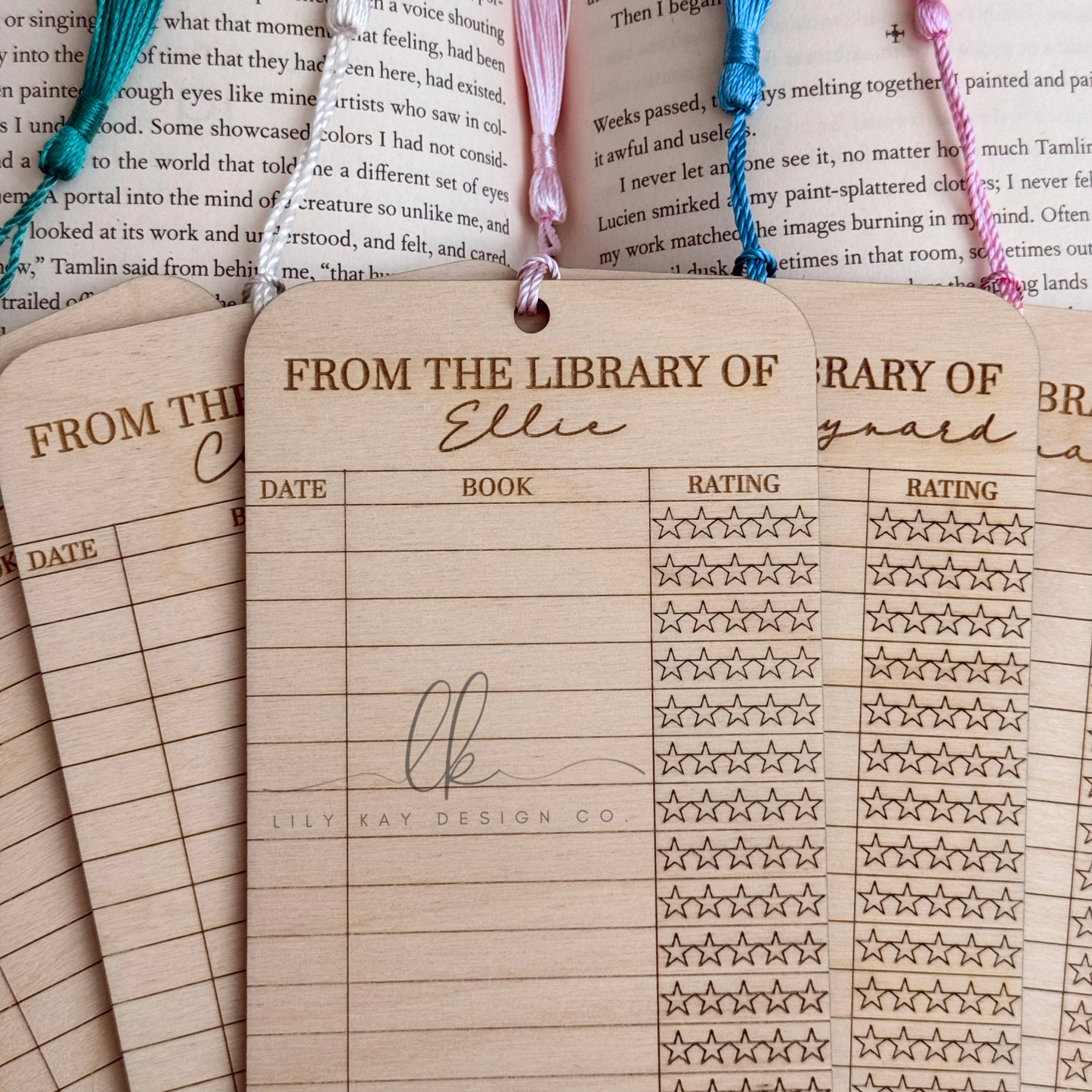 2026 Book Log Bookmark