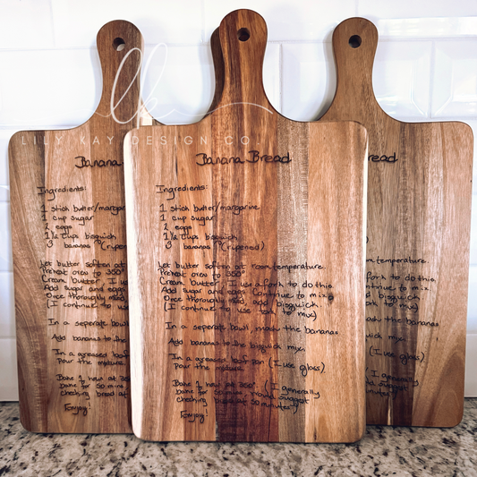 Custom Recipe Board