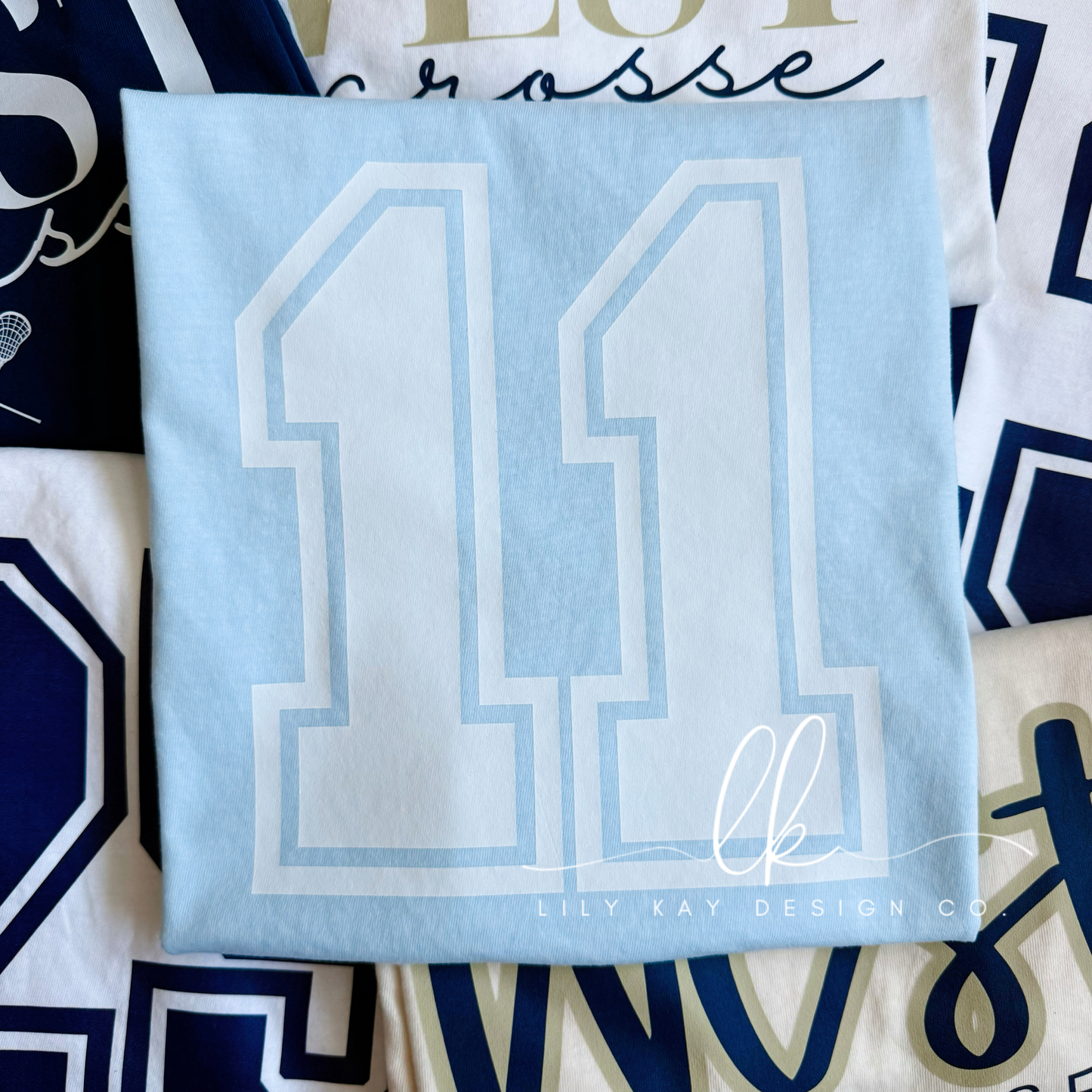 Custom Sports Number Tee