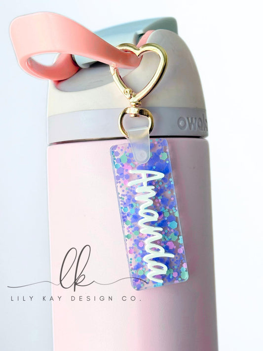 Personalized Heart Keychain