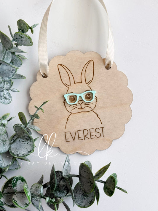 Personalized Bunny Basket Tags