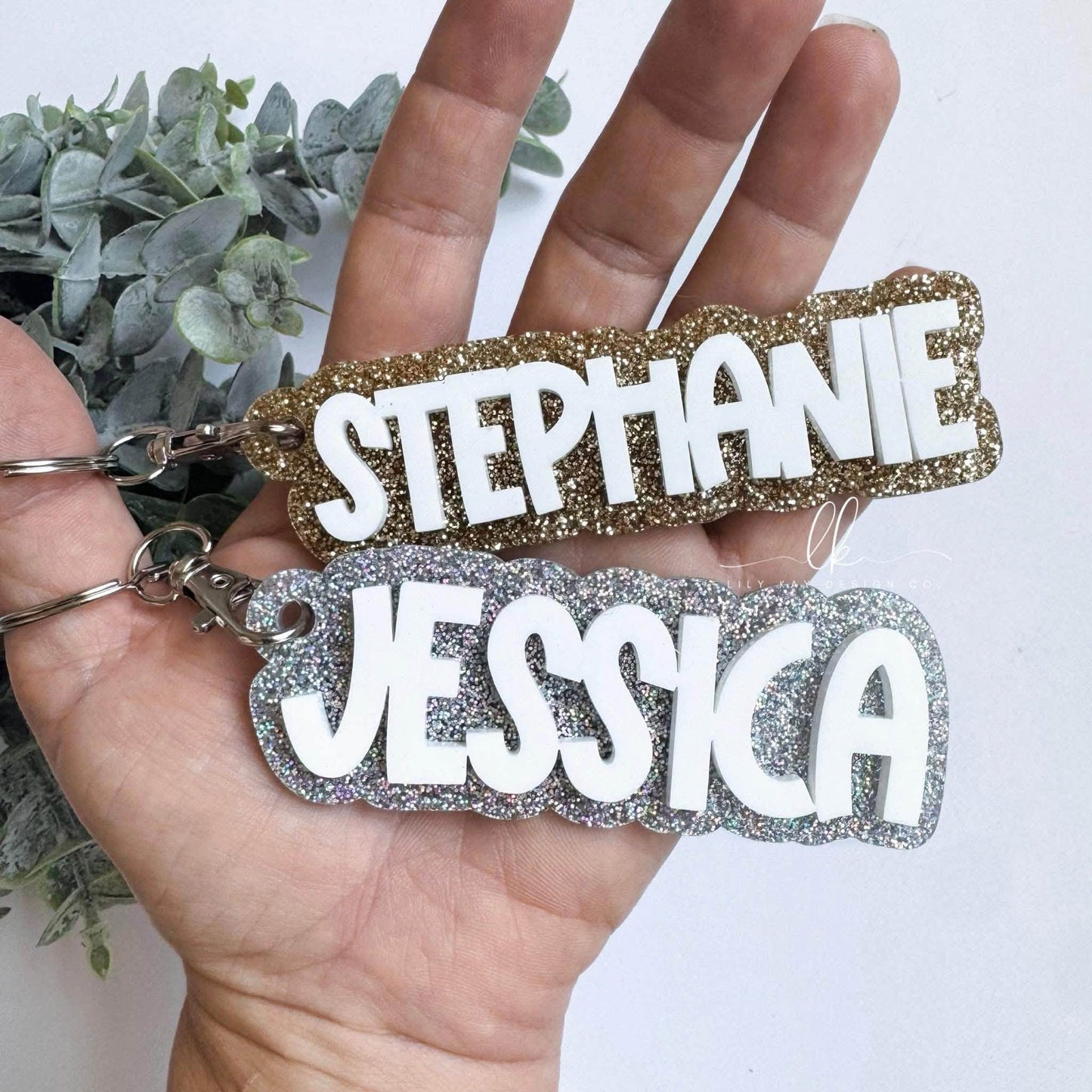 Custom Name Keychain | Bag Tag