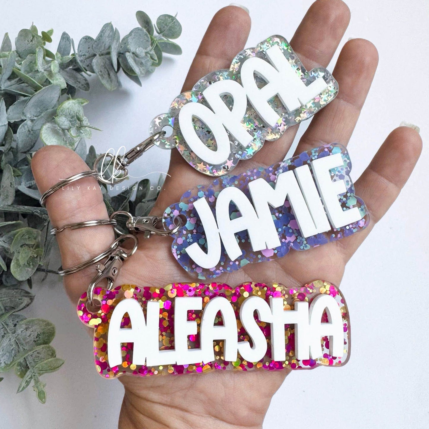 Custom Name Keychain | Bag Tag