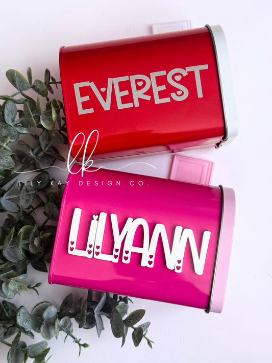 Personalized Valentine Mini Mailbox
