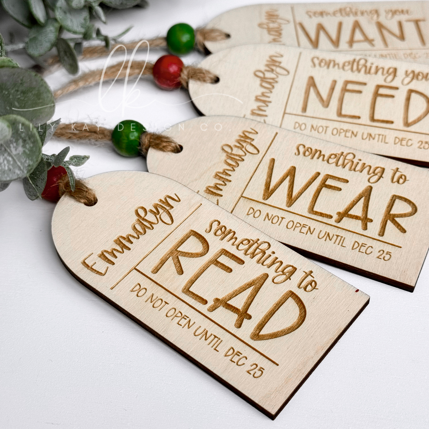 Personalized Christmas Gift Tags