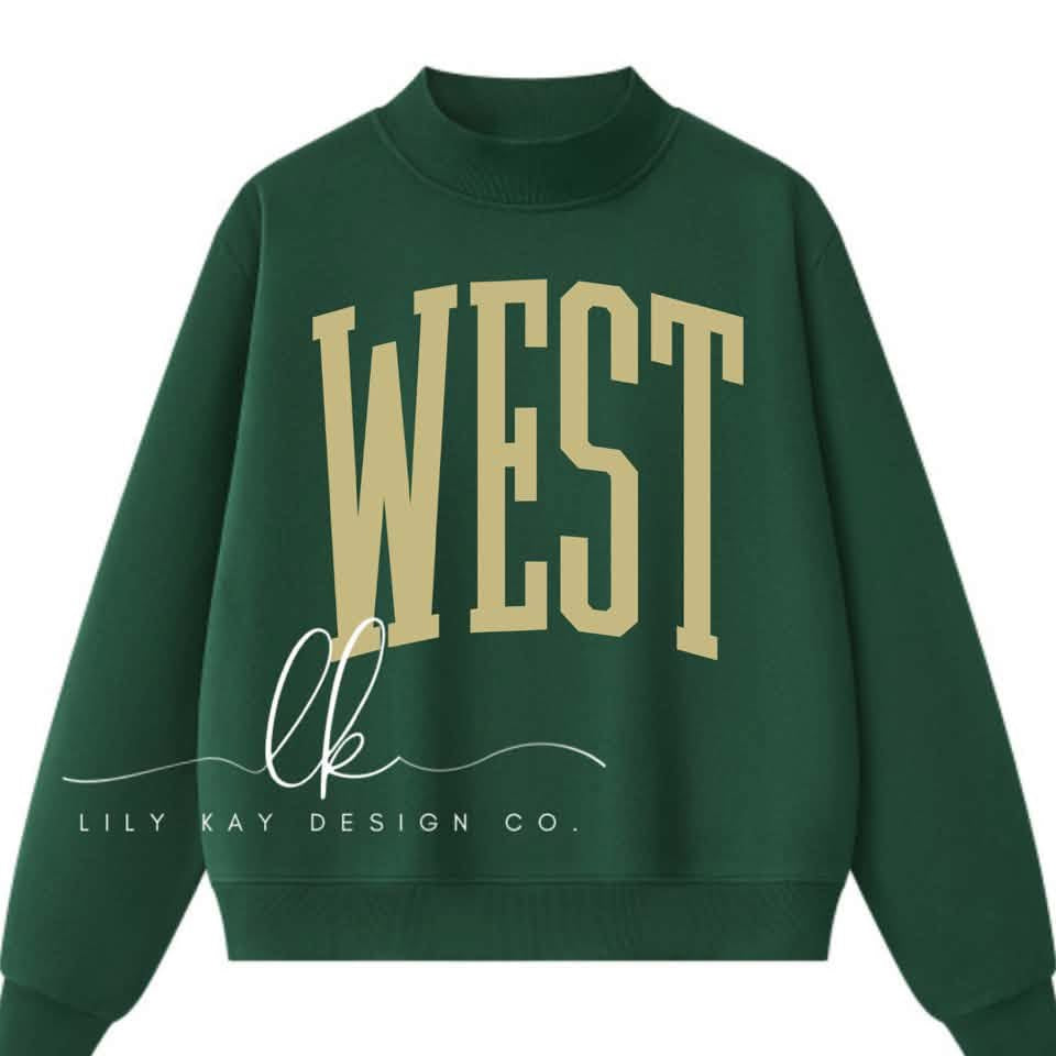 Mock Neck Crews