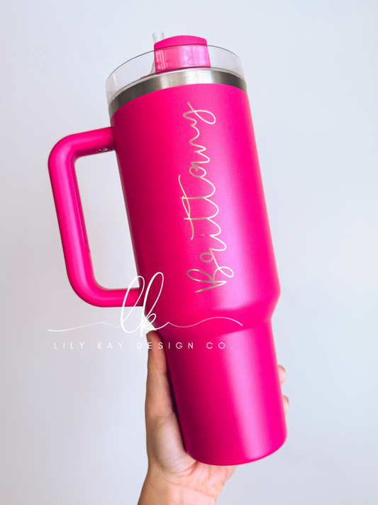 Name/Logo/Monogram Engraved Stanley