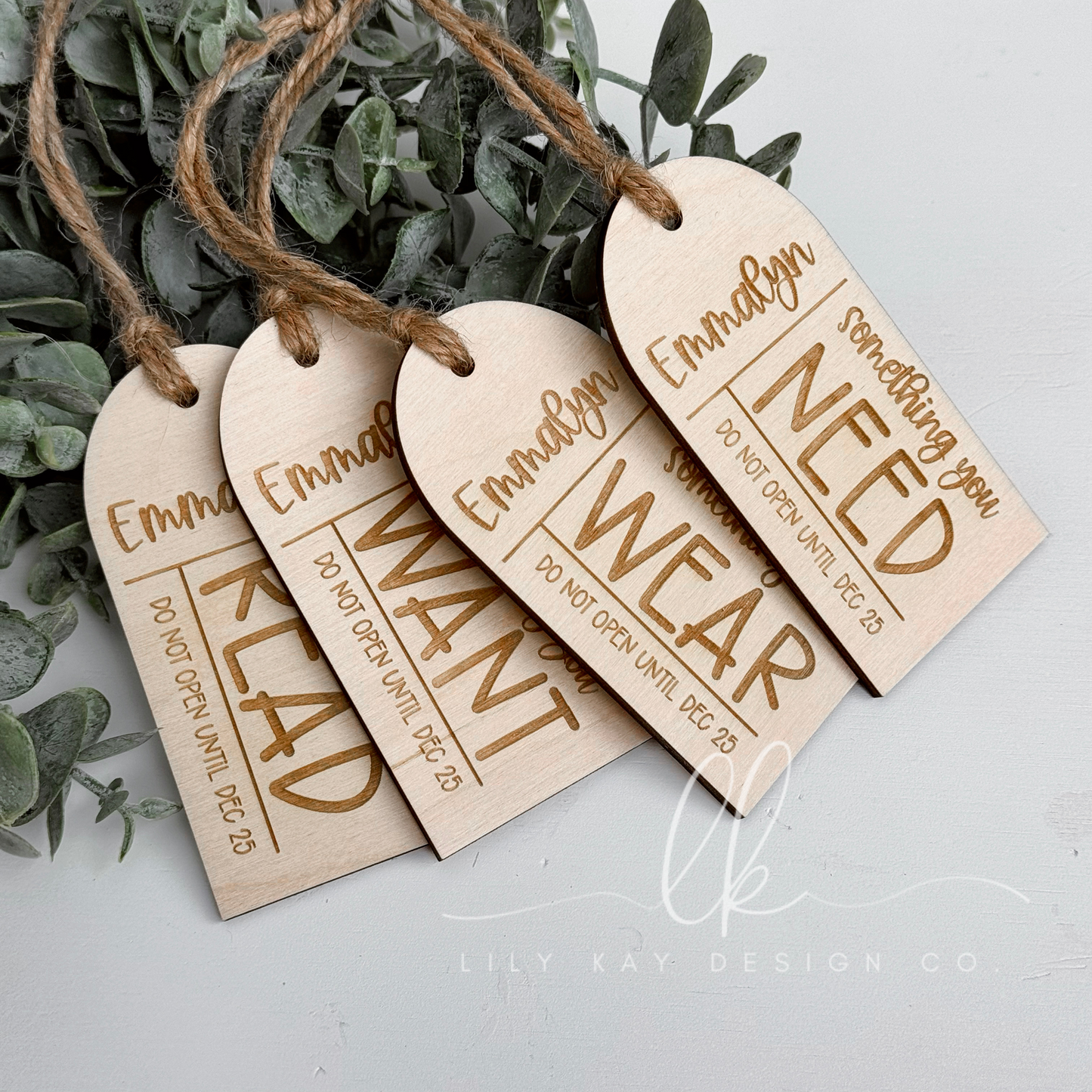 Personalized Christmas Gift Tags