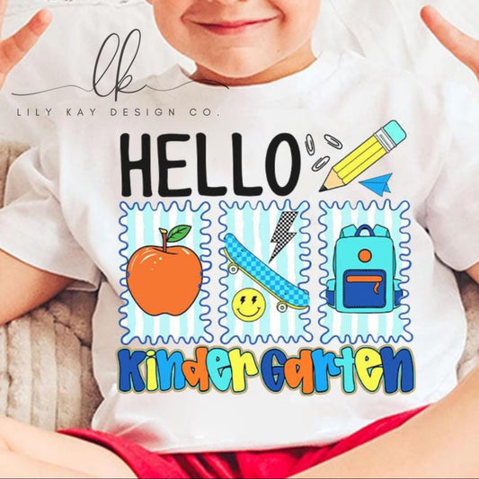 HELLO {GRADE LEVEL} BLUE