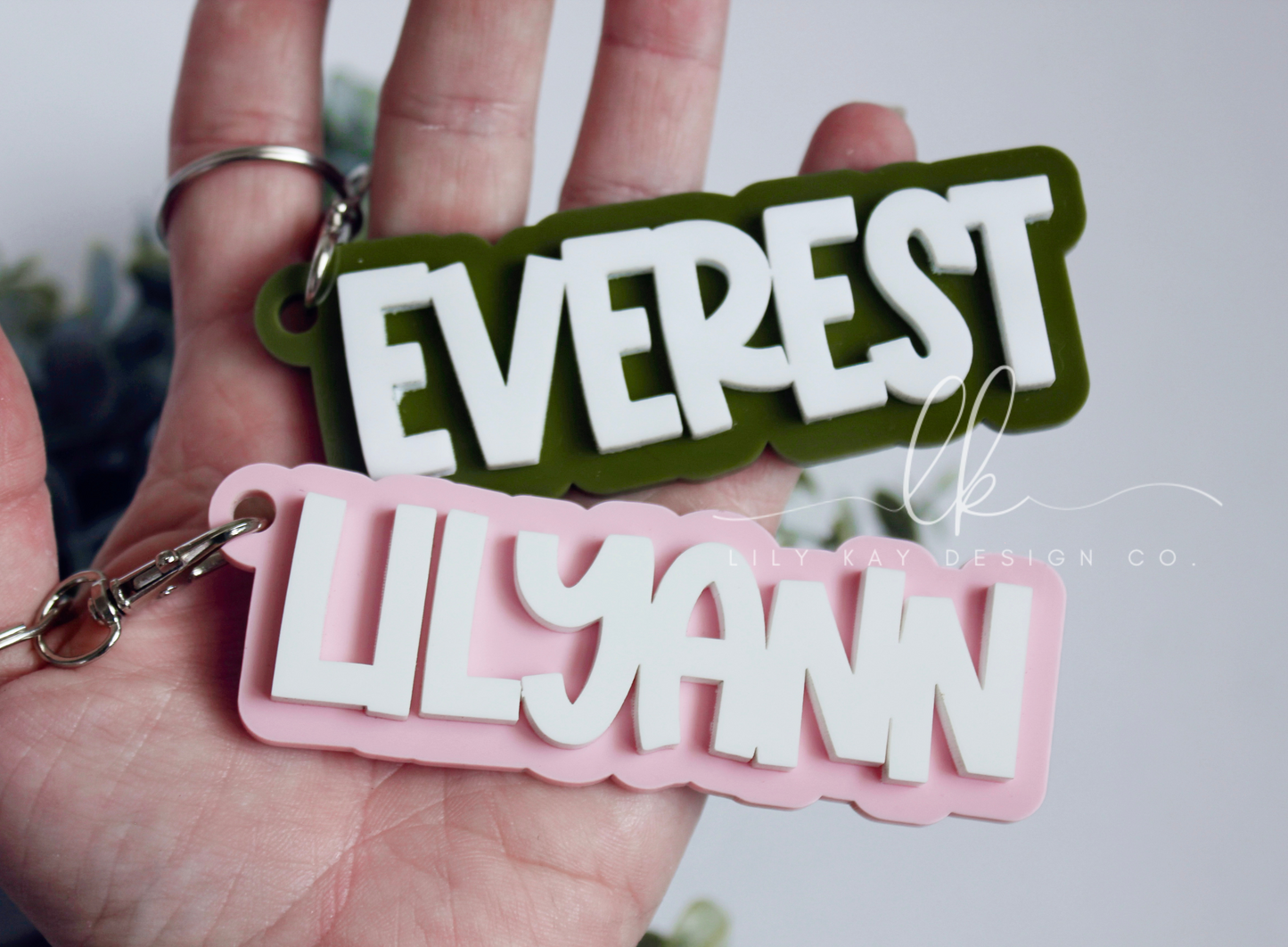 Custom Name Keychain | Bag Tag