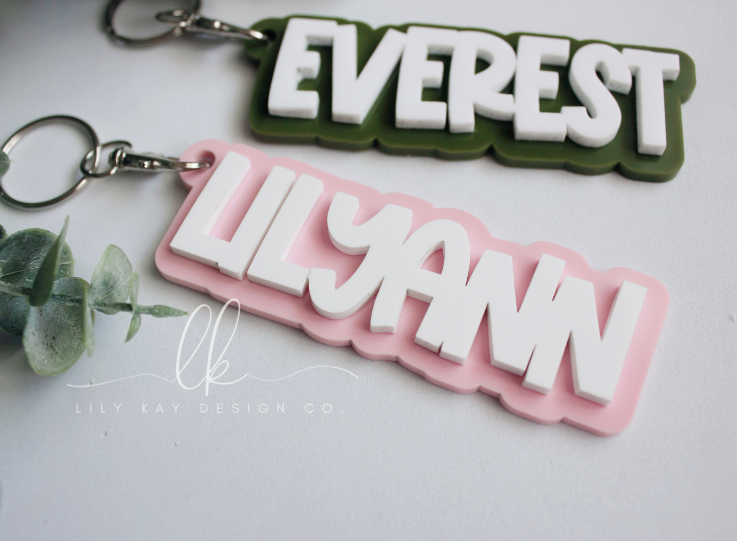 Custom Name Keychain | Bag Tag