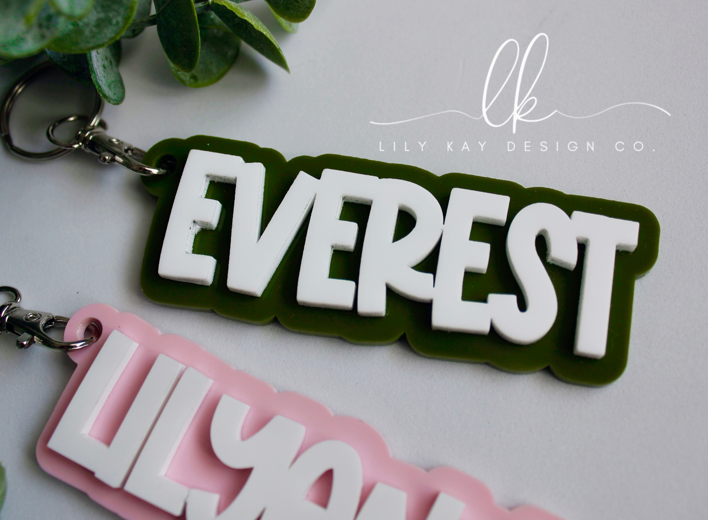 Custom Name Keychain | Bag Tag