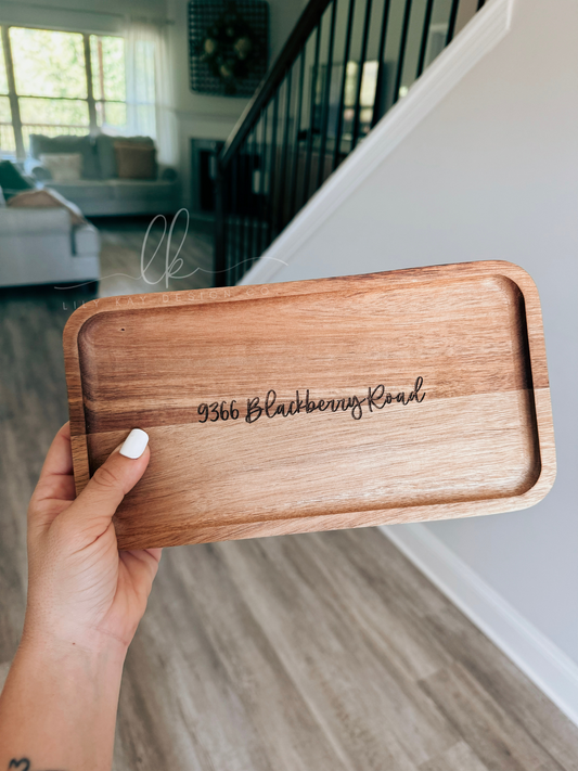 Personalized Decor Tray