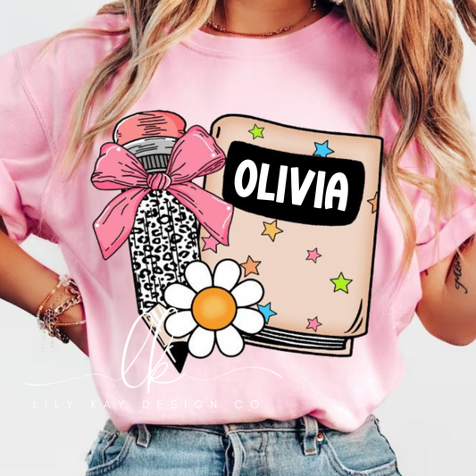 Leopard Pencil Tee