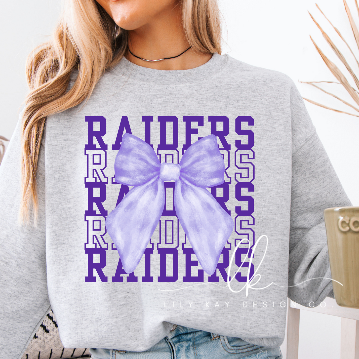 Mascot Bow Sweatshirt - CUSTOMIZABLE