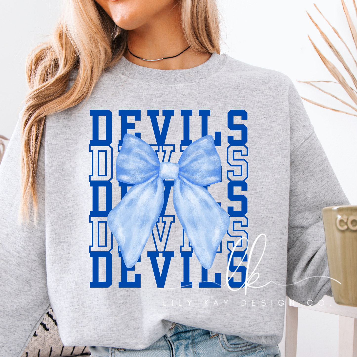Mascot Bow Sweatshirt - CUSTOMIZABLE