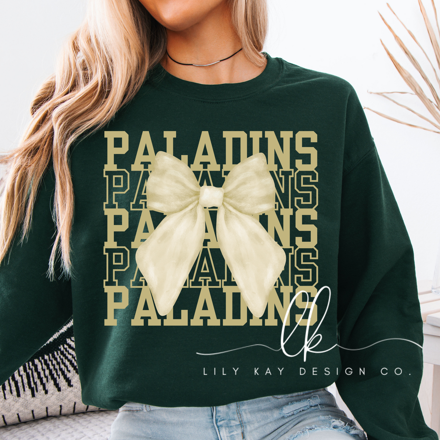 Mascot Bow Sweatshirt - CUSTOMIZABLE