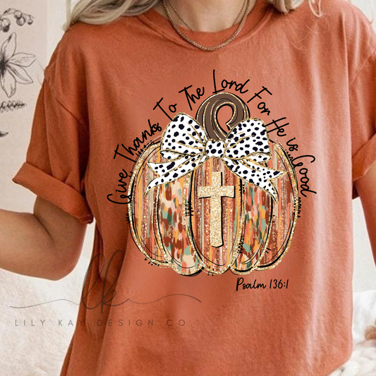 Give Thanks to the Lord (Pumpkin)