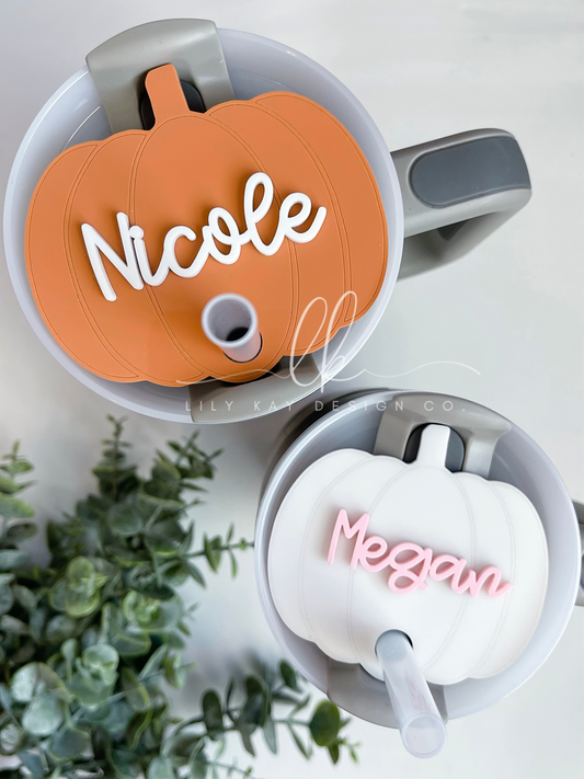 Pumpkin Tumbler Topper