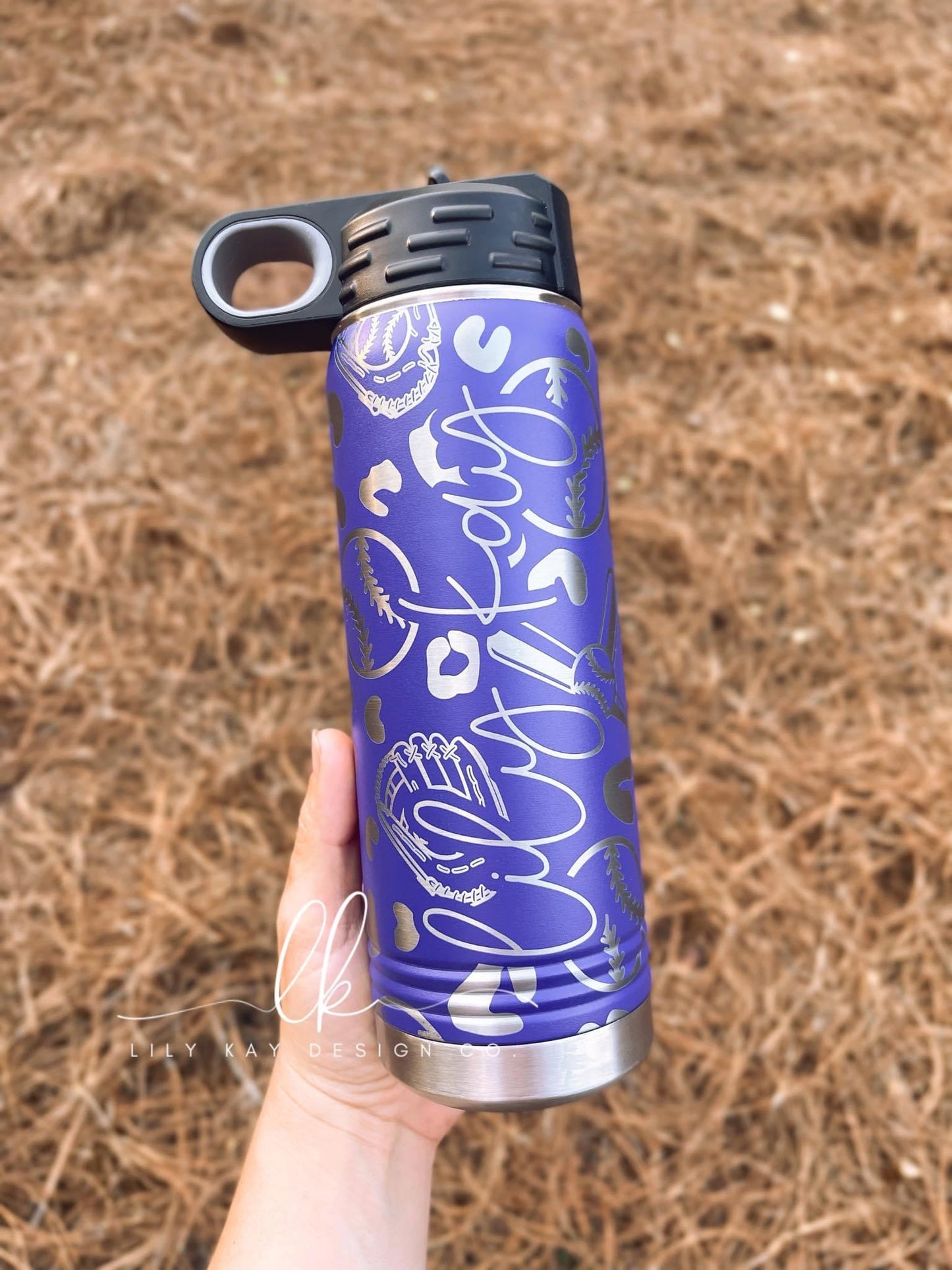 Engraved 20oz Sports Water Bottle