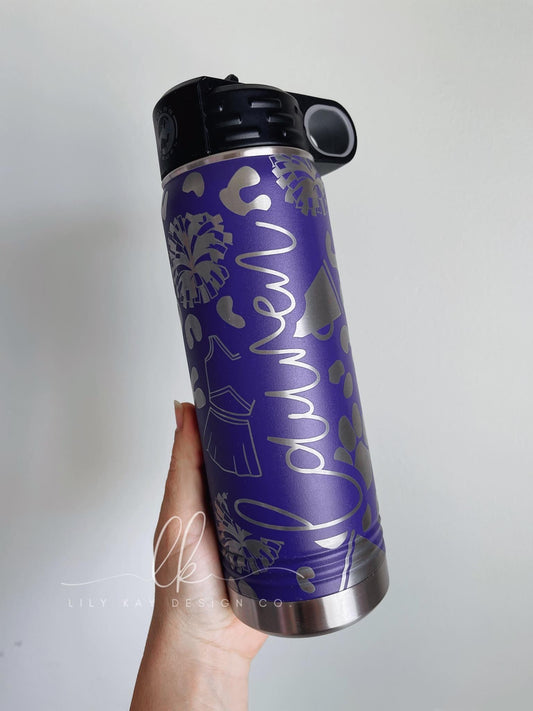 Engraved 20oz Sports Water Bottle