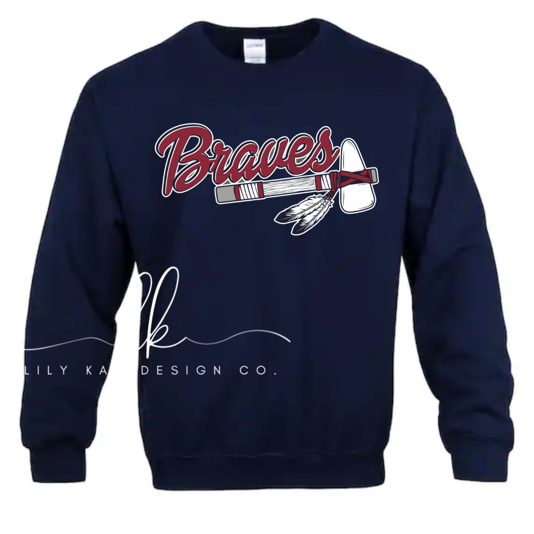 Braves Fleece Crewneck Sweatshirt