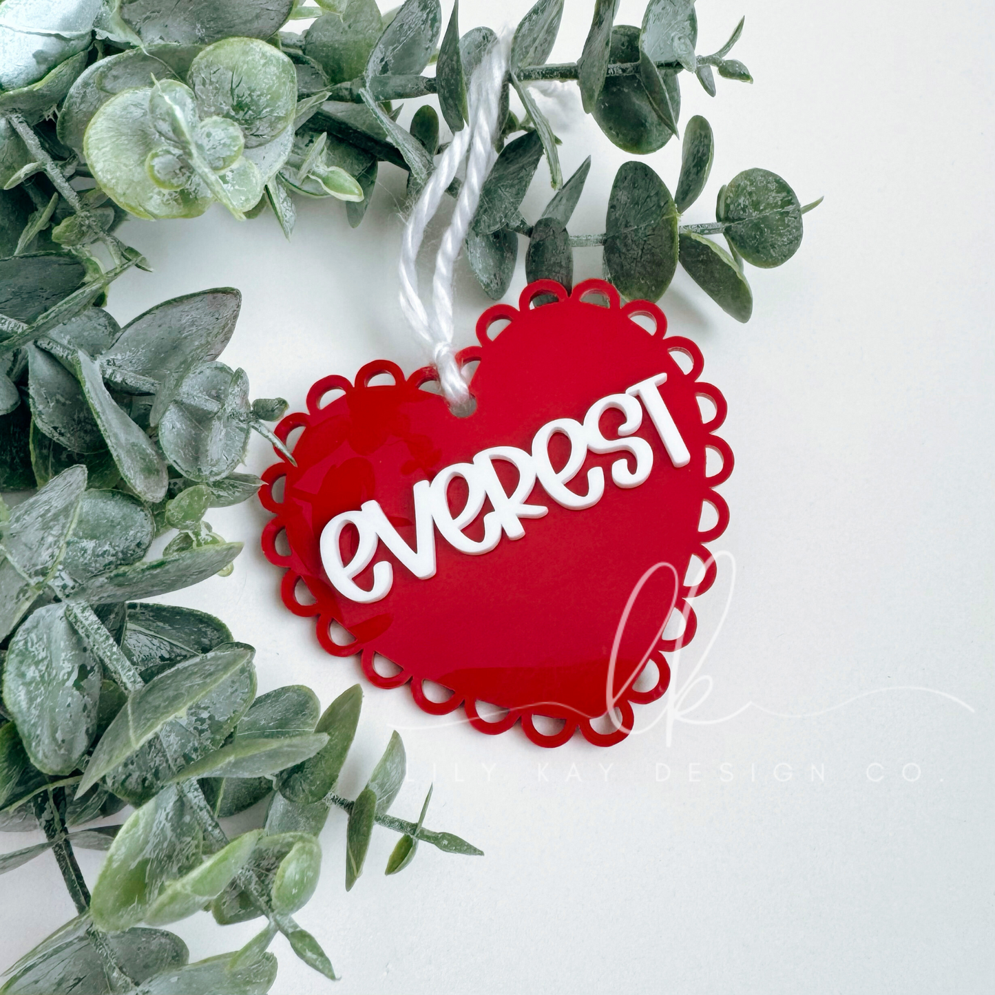 Personalized Valentine Tags