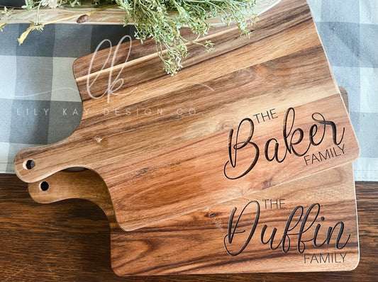 Custom Cutting Board