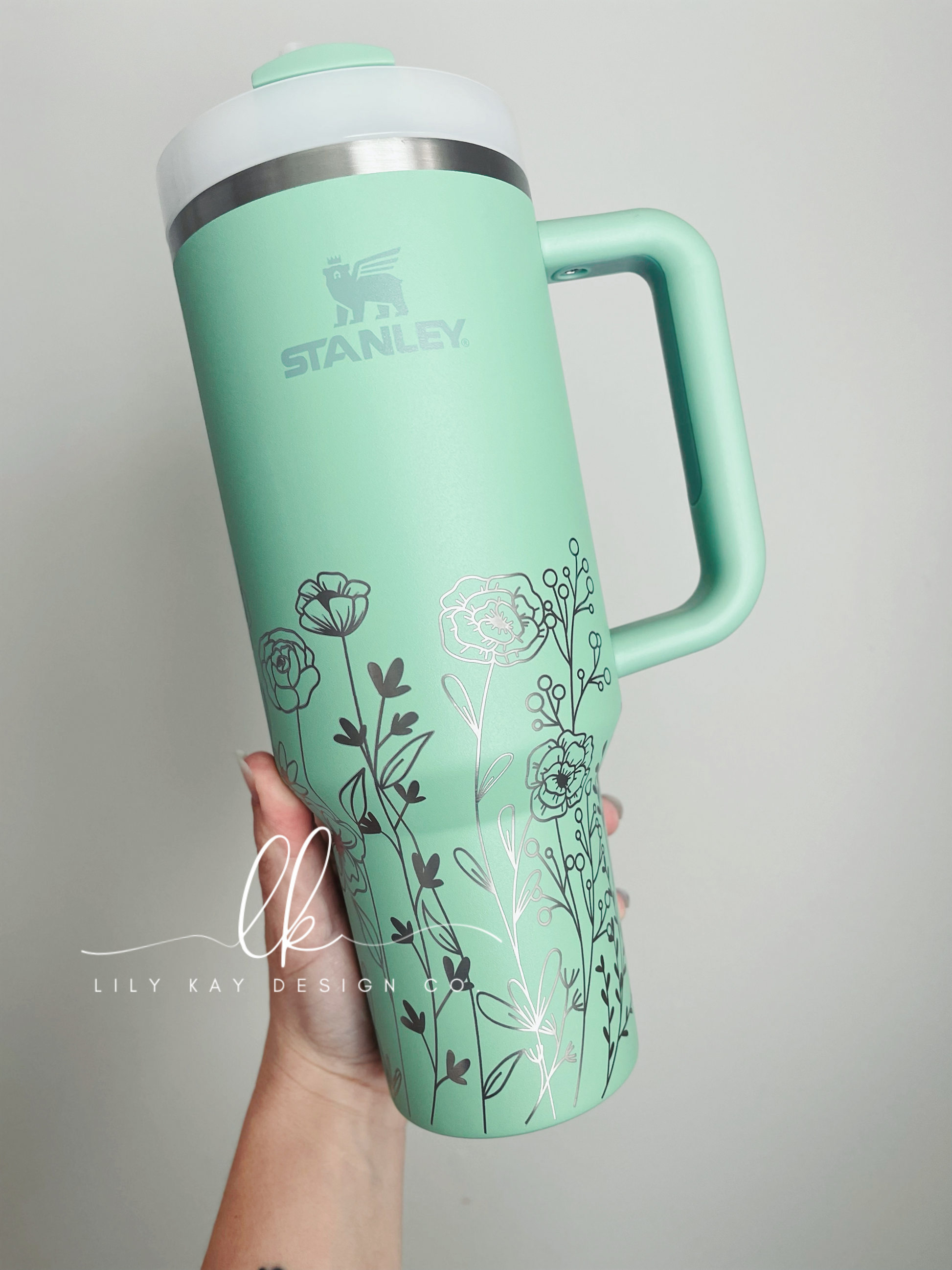 Stanley Dining, Stanley Quencher H20 Tumbler 40 Oz Jade, Color: Green