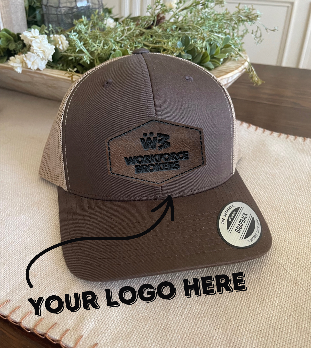 Custom Logo - Classic Snap Back Hat