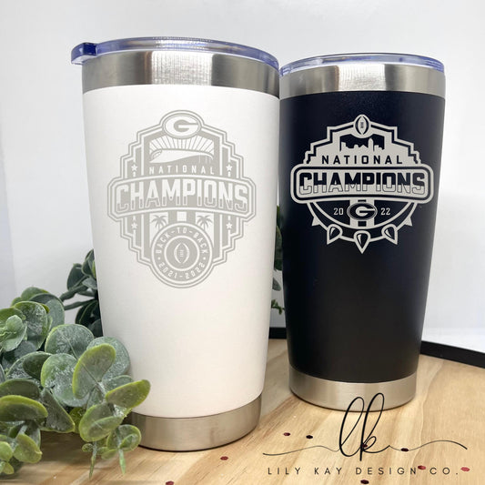 UGA National Championship Tumbler