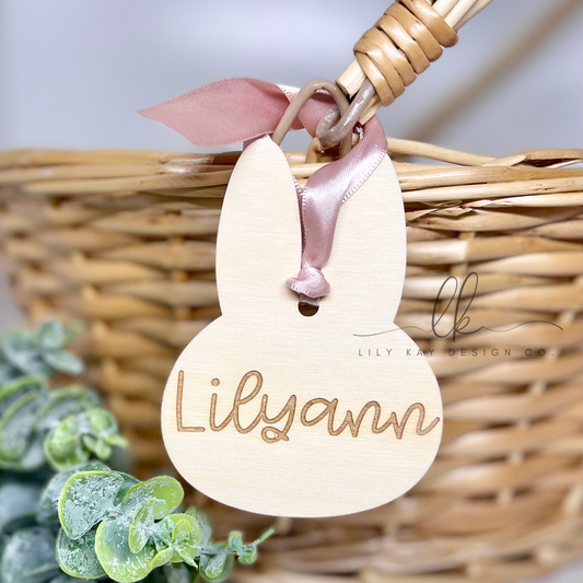 Personalized Bunny Basket Tags