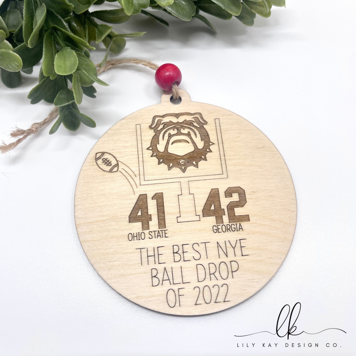 Peach Bowl Ornament