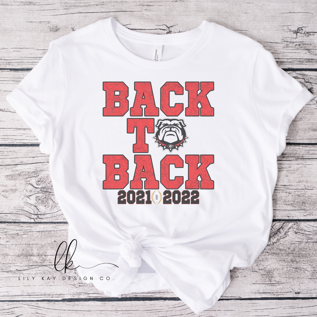 Back to Back Football Tee