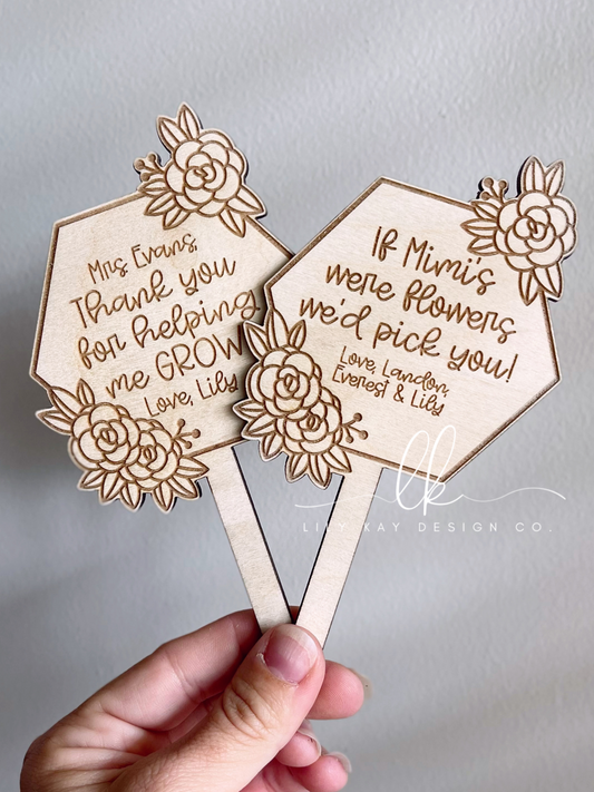 Custom Plant Signs